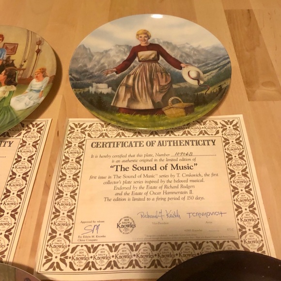 Sound of Music Plate Collection (Set of 7) - Picture 7 of 8